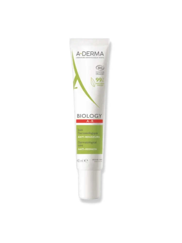ADERMA BIOLOGY A-R SOIN ANTI ROUGEURS PEAUX A TENDANCE COUPEROSIQUE 40ML