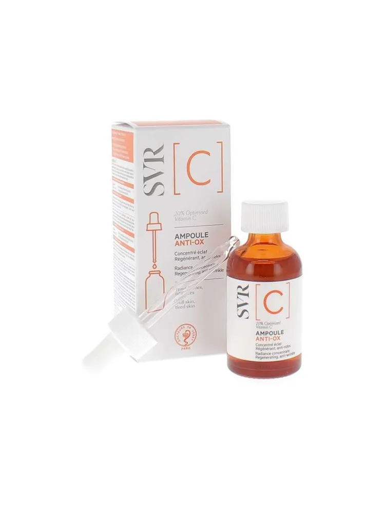 SVR AMPOULE ANTI OX VITAMINE C 20% 30ML TOUS TYPES DE PEAUX