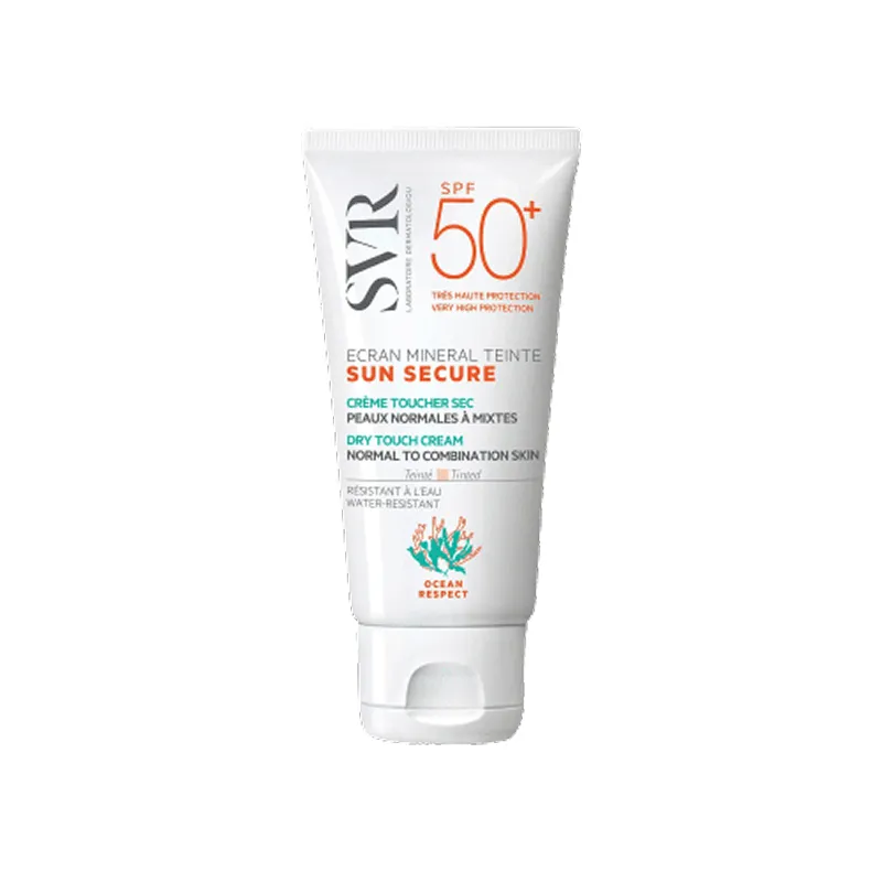 SVR SUN SECURE ECRAN MINERAL TEINTE PEAUX NORMALES A MIXTES SPF 50+ 50ML