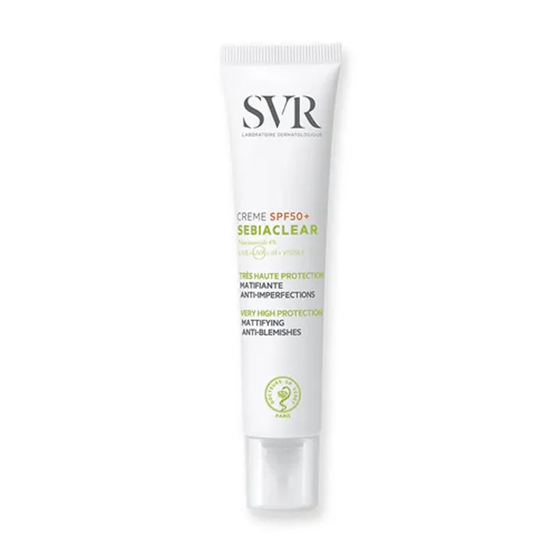 SVR Sebiaclear Crème Solaire Matifiante SPF50 – 40ml