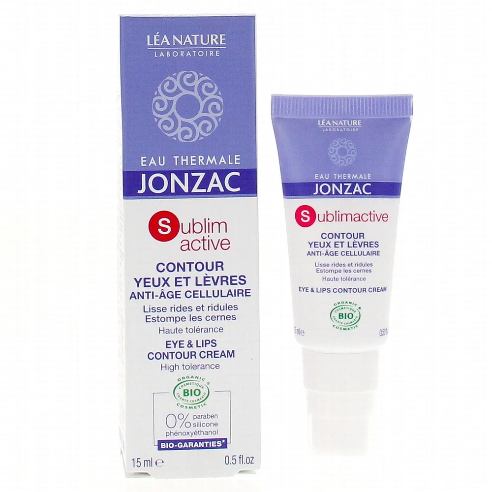 JONZAC SUBLIMACTIVE CONTOUR YEUX ET LEVRES ANTI-AGE 15ML