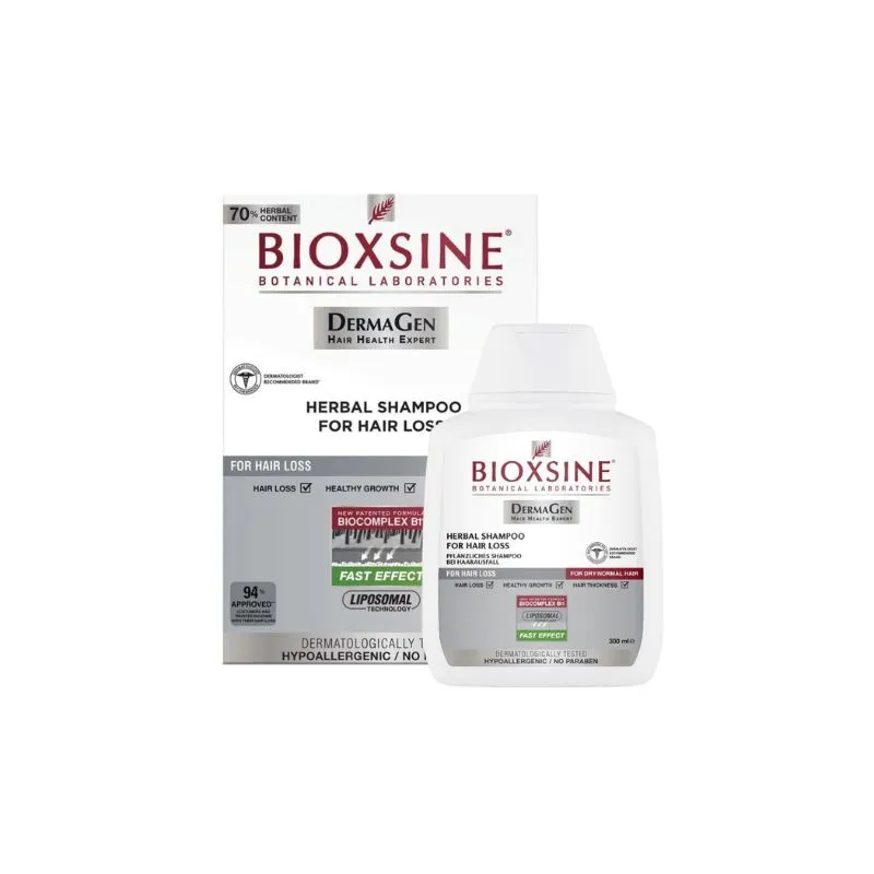 BIOXSINE SHAMPOOING CHEVEUX SECS NORMAUX 300ML