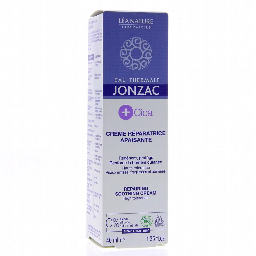 JONZAC CICA+ CREME REPARATRICE APAISANTE 40ML