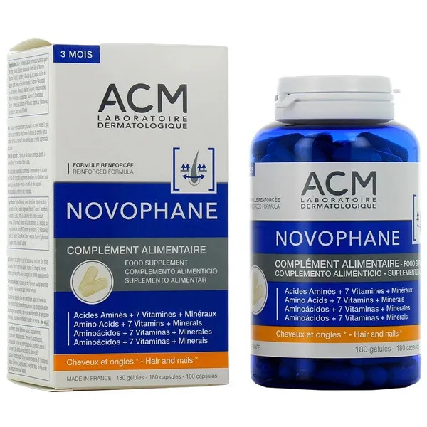 ACM Novophane Cheveux et Ongles 180 Gélules