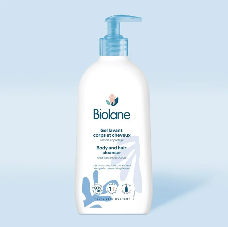BIOLANE GEL CORPS ET CHEVEUX 2 EN 1 350ML