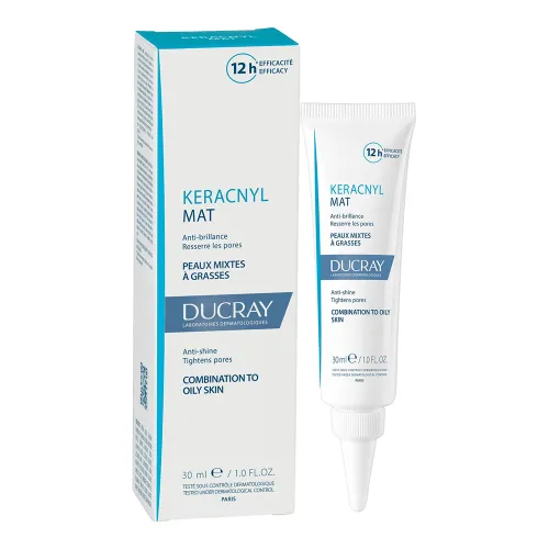 DUCRAY KERACNYL MAT SOIN MATIFIANT PEAUX MIXTES A GRASSES 30ML