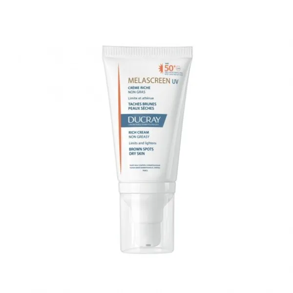Ducray Melascreen Crème Protection Anti-Taches Peaux Sèches SPF50+ 50ml