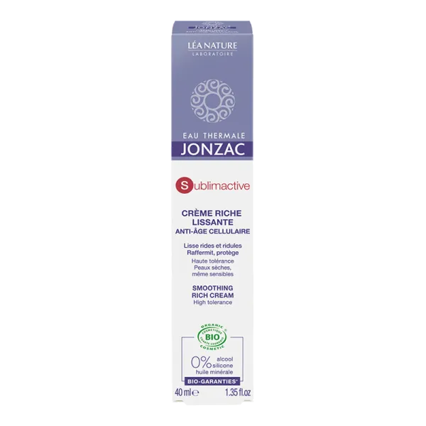 JONZAC SUBLIMACTIVE CREME RICHE LISSANTE ANTI-AGE 40ML