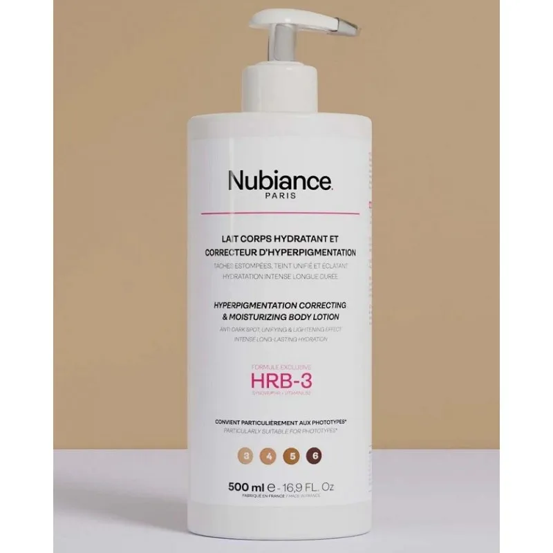 NUBIANCE LAIT CORPS HYDRATANT CORRECTEUR D'HYPERPIGMENTATION 500ML