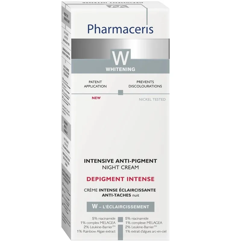 PHARMACERIS WHITENING DEPIGMENT INTENSE CREME DE NUIT ANTI TACHE 50ML
