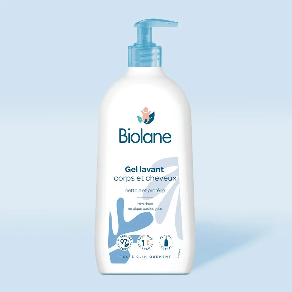 BIOLANE GEL CORPS ET CHEVEUX 2 EN 1 750ML