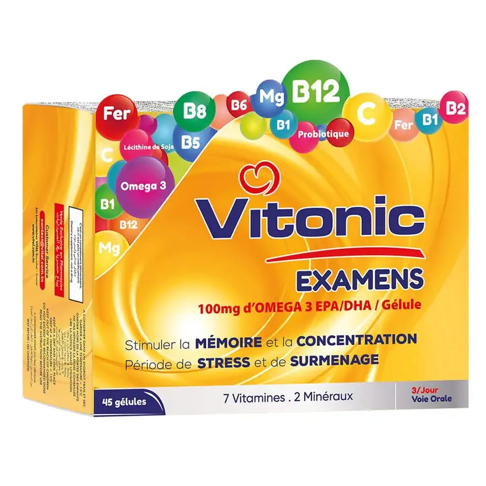 VITAL VITONIC EXAMENS 45 GELULES