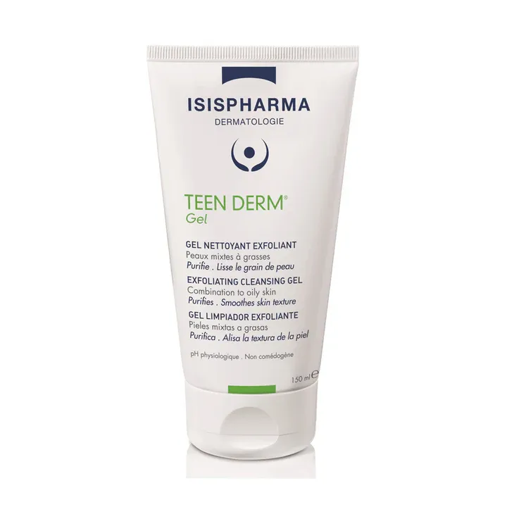 ISISPHARMA TEEN DERM GEL NETTOYANT EXFOLIANT 150ML