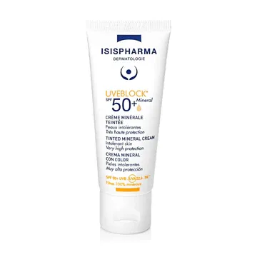 ISISPHARMA UVEBLOCK CREME MINERALE TEINTEE SPF50+ 40ML