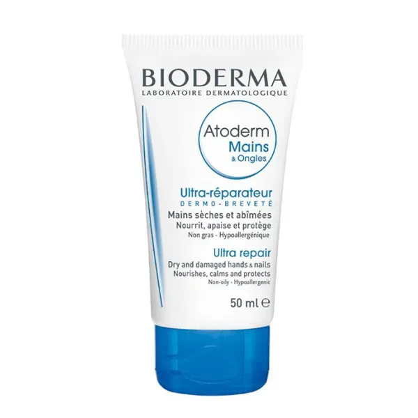 BIODERMA ATODERM CREME MAINS & ONGLES ULTRA NOURISSANTE 50ML