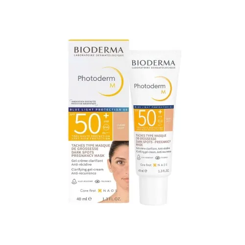 BIODERMA PHOTODERM M GEL-CREME TEINTE CLAIRE SPF50+ 40ML
