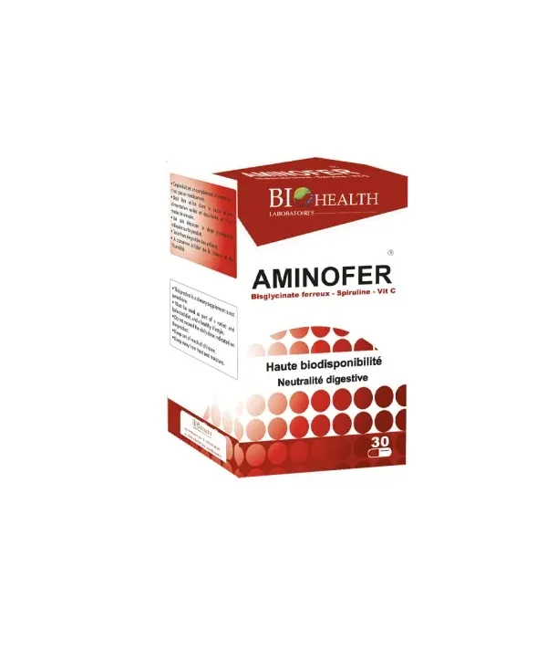 BIOHEALTH AMINOFER 30 GELLULES