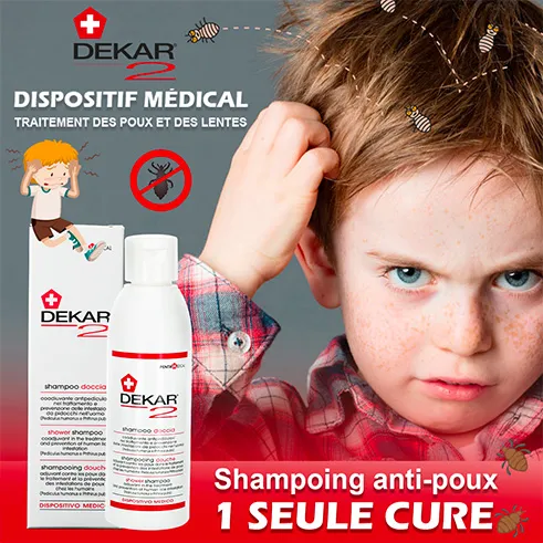 DEKAR 2 ANTI POUX SHAMPOOING 125ML