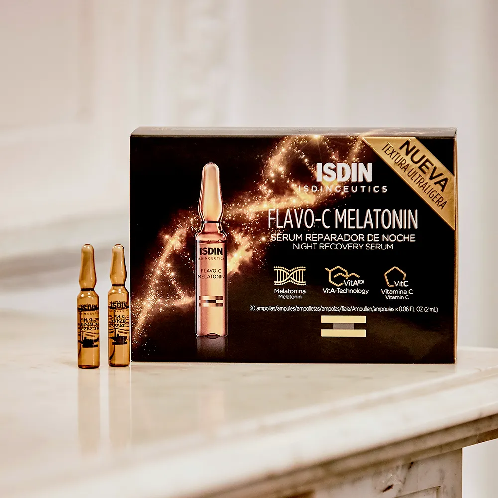 ISDIN ISDINCEUTICS FLAVO C MELATONIN SERUM REPARATEUR NUIT 30 UNIDOSES DE 2ML