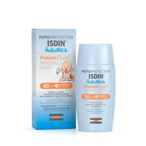 ISDIN PHOTOPROTECTOR ECRAN SOLAIRE FUSION FLUID MINERAL BABY SPF50+ 50ML