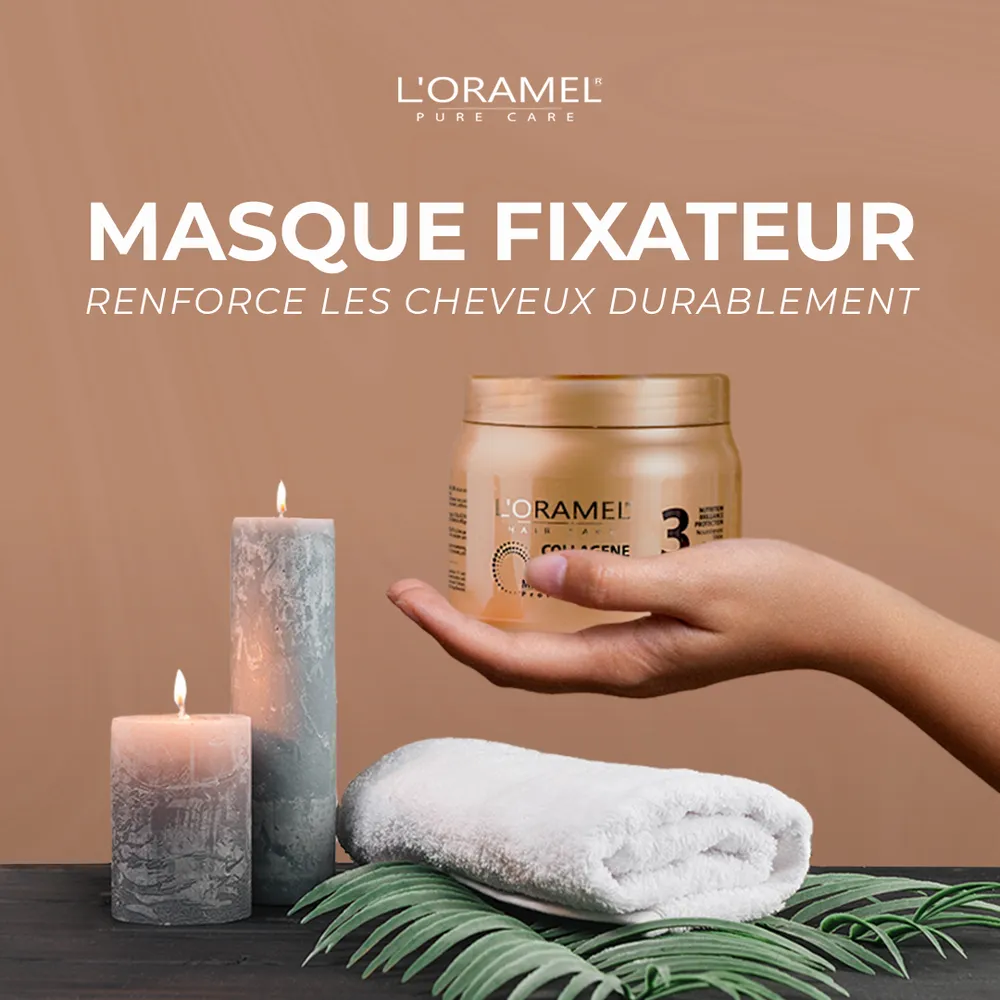 L'Oramel Collagène Caviar - Masque Fixateur - 500ml