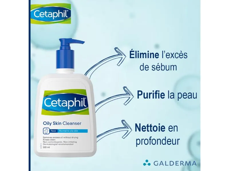 CETAPHIL LOTION NETTOYANT PEAU GRASSE 236 ML