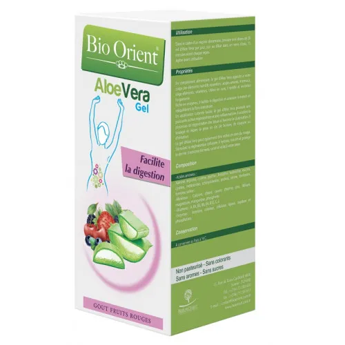 BIO ORIENT VERALAX GEL ALOE VERA 250ML GOUT FRUITS ROUGES