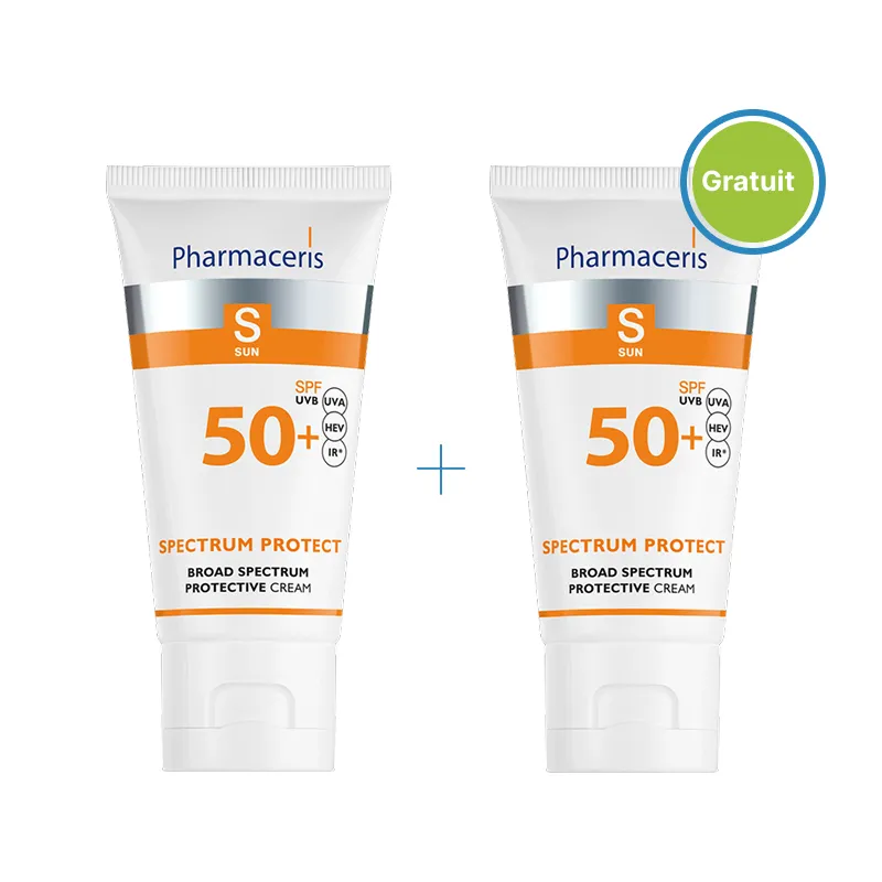 Pharmaceris S Écran haute protection SPF50+ 50ml + 1 gratuit