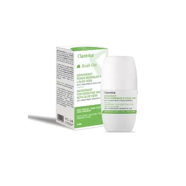 CLARENIA DEODORANT PEAUX SENSIBLES ALOE VERA 50ML