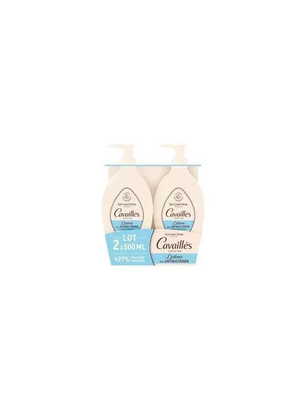 ROGÈ CAVAILLÈS GEL INTIME ANTIBACTÉRIEN LOT DE 2 * 250 ML