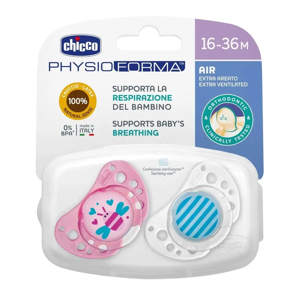 CHICCO SUCETTE PHYSIOFORMA AIR 16-36M