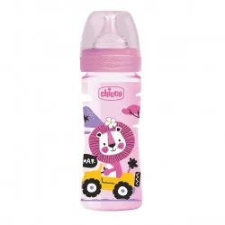 CHICCO BIBERON WELL BEING EN POLYPROPYLENE 250 ML FLUX MOYEN 2M+