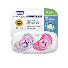CHICCO SUCETTE PHYSIOFORMA AIR 6-16M ROSE/MAUVE