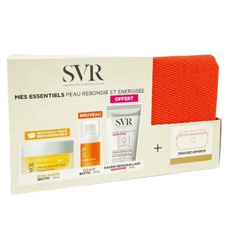 SVR TROUSSE COLLAGEN BIOTIC+ C EYE+BAUME DEMAQUILMLANT OFFERT