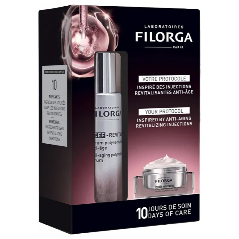 FILORGA COFFRET NCEF -REVITALIZE SERUM POLYREVITALISANT 30ML+CREME RAFFERMISSANTE 15ML (OFFERT)