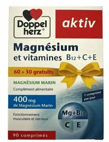 AKTIV MAGNESIUM ET VITAMINES 90 COMPRIMES