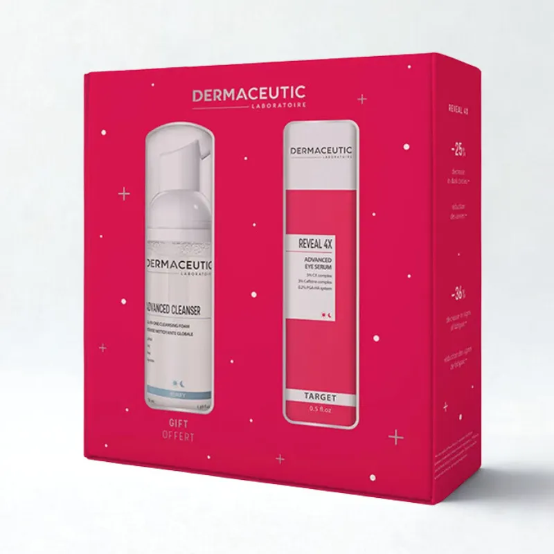 Dermaceutic Coffret Reveal : 4 x 15ml + Advanced Cleanser 50ml Offert