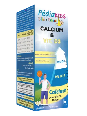 VITAL PEDIAKIDS CALCIUM & VIT D3 150 ML
