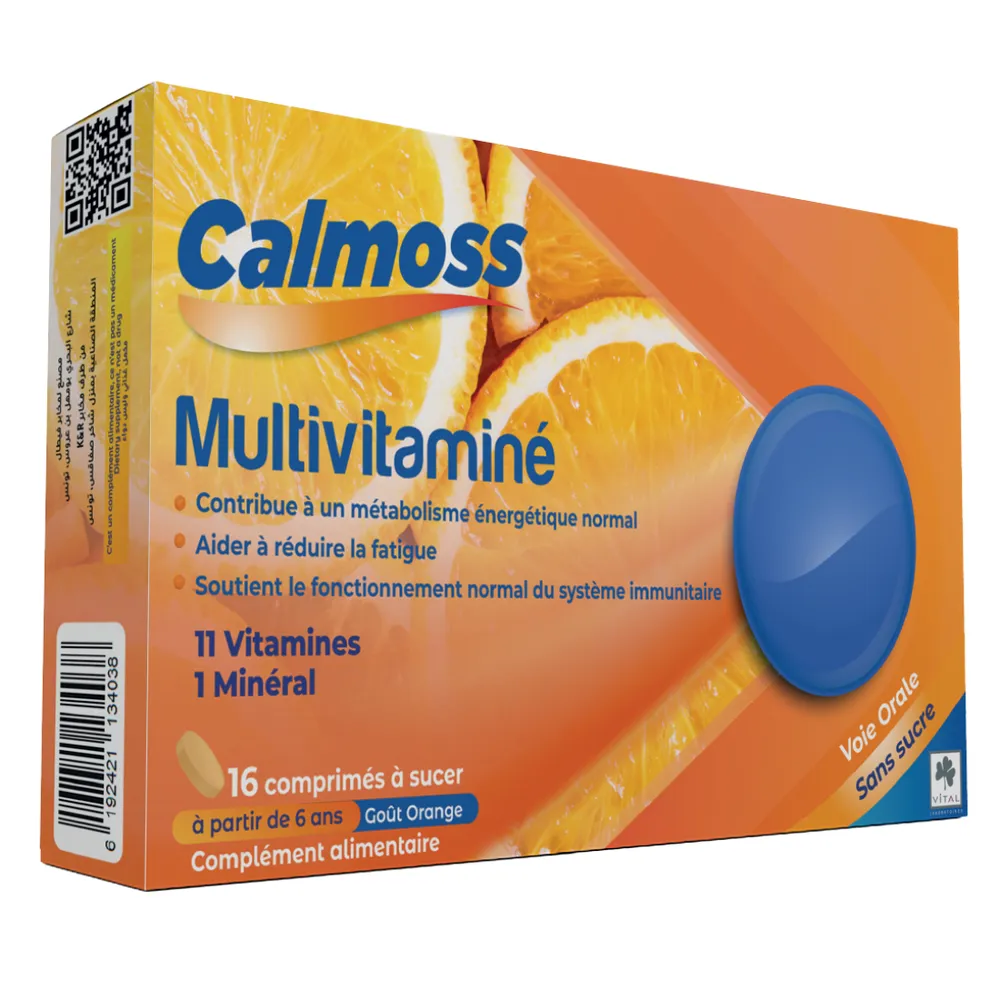VITAL CALMOSS MULTIVITAMINE 16 COMPRIMES