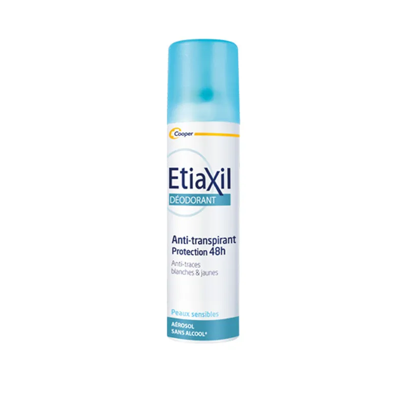 ETIAXIL AEROSOL DEODORANT ANTI TRANSPIRANT 48H ANTI TRACES 150ML