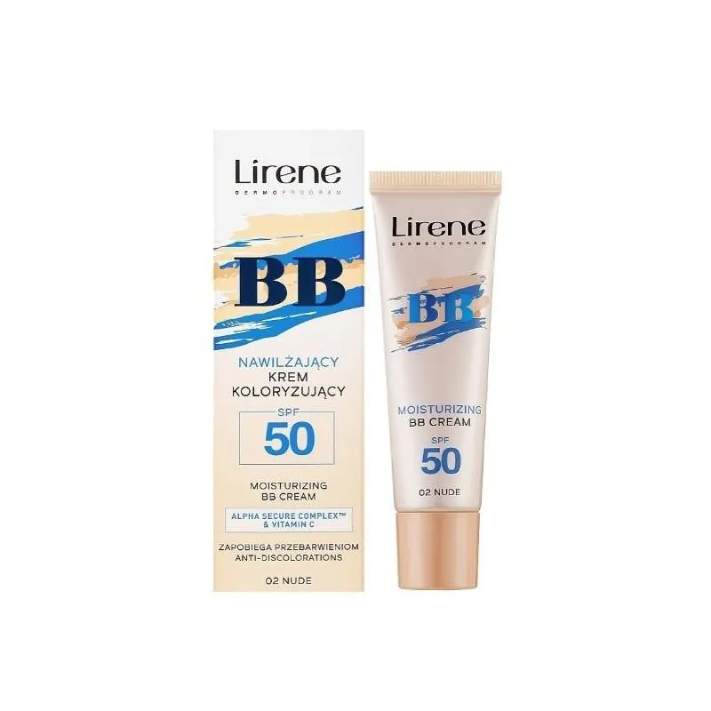 Lirene BB Cream SPF50 (02) Nude 30ml