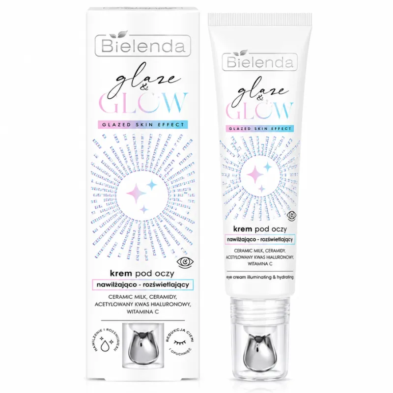 BIELENDA GLAZE GLOW CREME CONTOUR DES YEUX HYDRATANTE ET ILLUMINATRICE 15ML