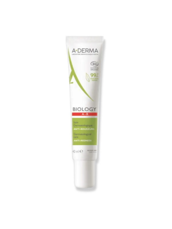A-DERMA BIOLOGY A-R SOIN ANTI ROUGEURS PEAUX A TENDANCE COUPEROSIQUE 40ML