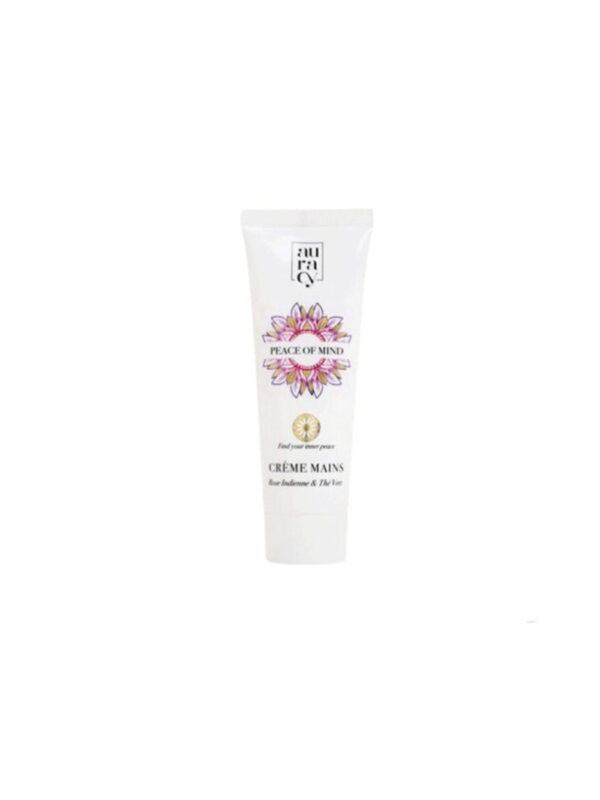 AURACY PEACE OF MIND CREME MAINS ROSE INDIENNE & THE VERT 75GR