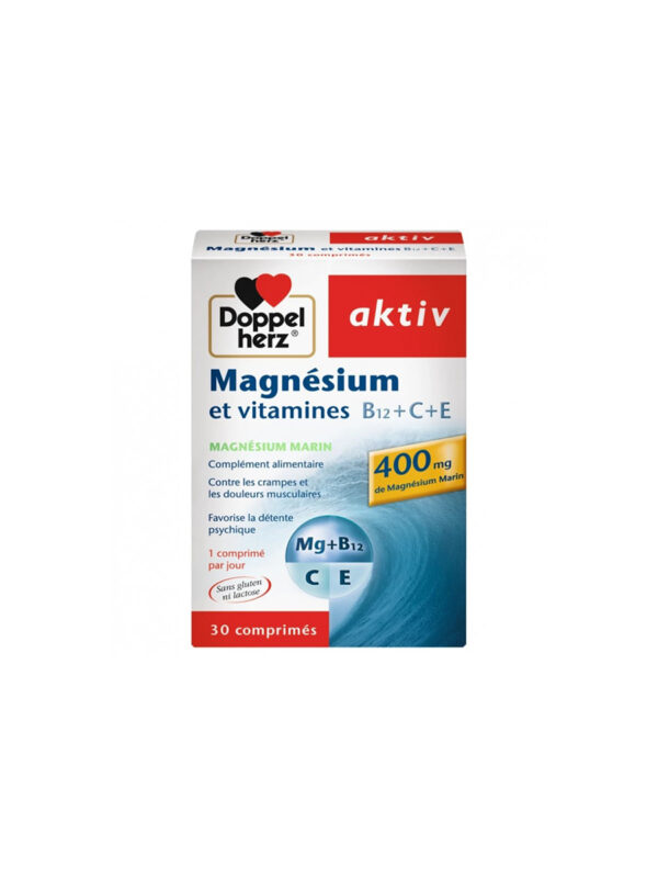 AKTIV MAGNESIUM VITAMINES C+E 30 COMPRIMES