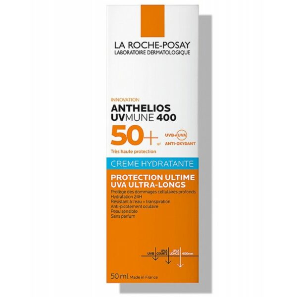 LA ROCHE POSAY ANTHELIOS UVMUNE 400 CREME HYDRATANTE INVISIBLE SPF50+ 50ML