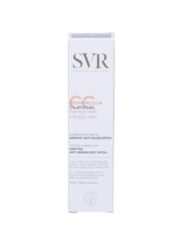 SVR CLAIRIAL CC CREME MEDIUM SPF50+ 40ML