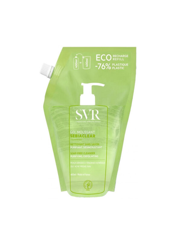 SVR SEBIACLEAR GEL MOUSSANT RECHARGE 400ML