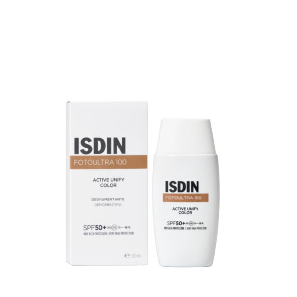 ISDIN PHOTOPROTECTION ACTIVE UNIFY FUSION FLUIDE TEINTEE SPF50+ 50ML