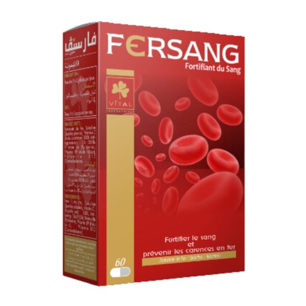 VITAL FERSANG Fortifiant du Sang - 60 Gelules